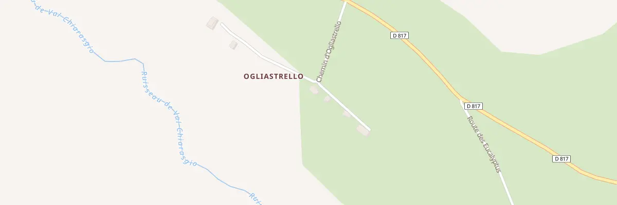 Plan du 138 Che d’Ogliastrello à Linguizzetta