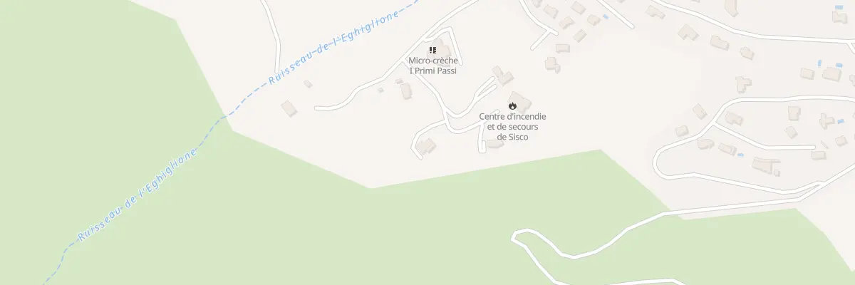 Plan du 1790 Marine de Sisco à Sisco