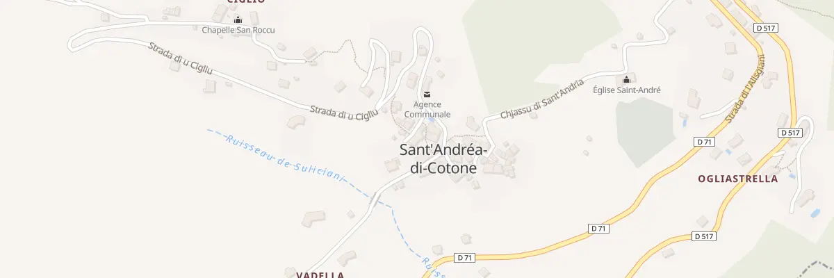 Plan du 5025 Chigliacci à Sant’Andréa-di-Cotone