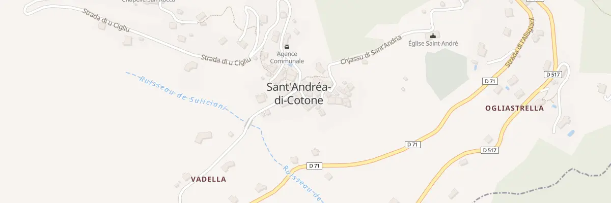 Plan du 5040 Chigliacci à Sant’Andréa-di-Cotone