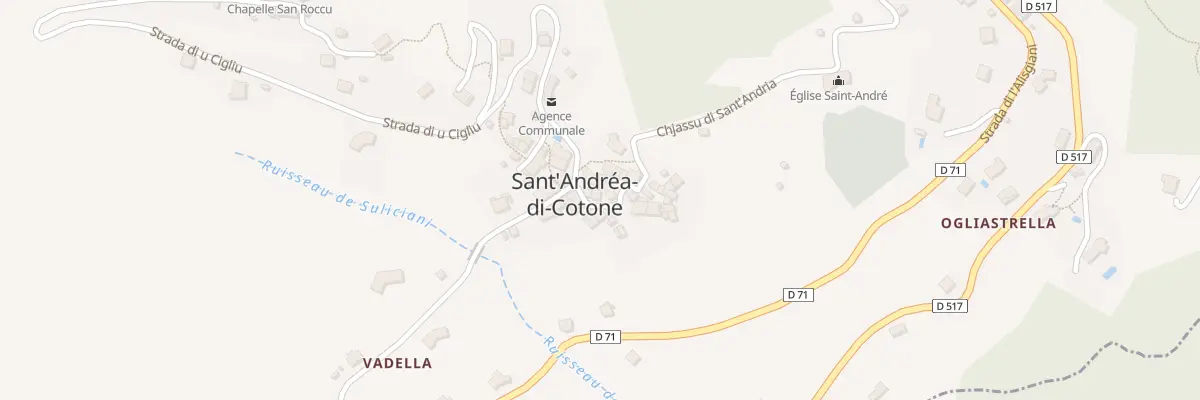 Plan du 5039 Chigliacci à Sant’Andréa-di-Cotone