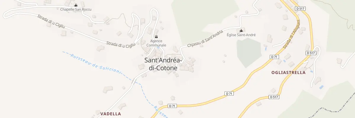 Plan du 5034A Chigliacci à Sant’Andréa-di-Cotone