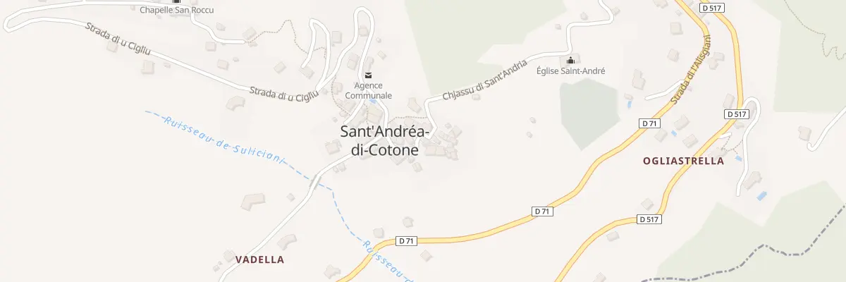 Plan du 5054 Chigliacci à Sant’Andréa-di-Cotone