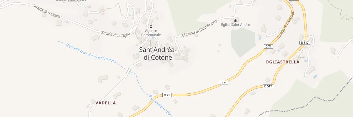 Plan du 5052 Chigliacci à Sant’Andréa-di-Cotone