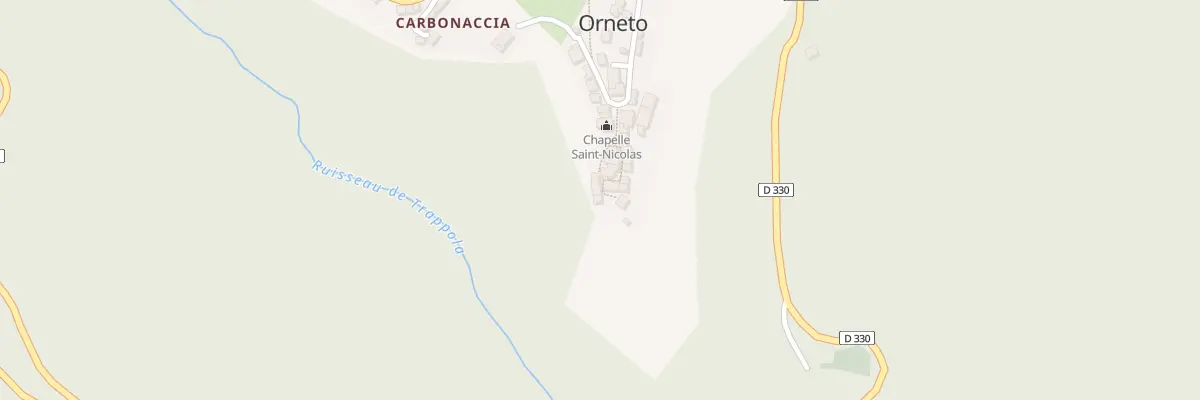 Plan du 5054 Orneto à Velone-Orneto