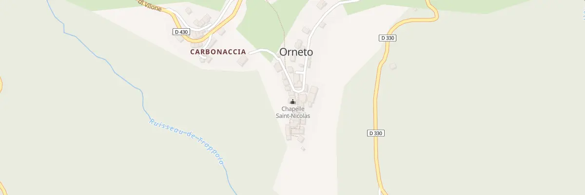 Plan du 20 Pl Piazza Bianca à Velone-Orneto