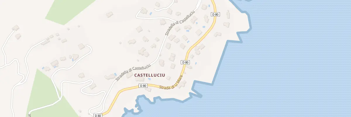 Plan du 911 Rte Strada Di U Mare à Brando