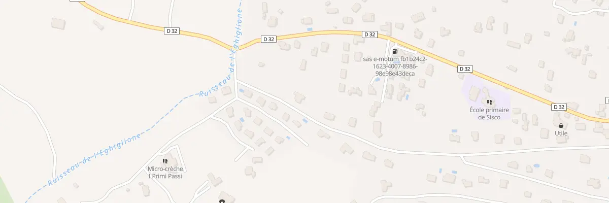 Plan du 5435 Piano Di Campo Di Pace à Sisco