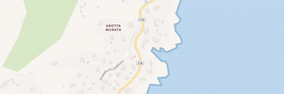 Plan du 1161 Rte Strada Di U Mare à Brando