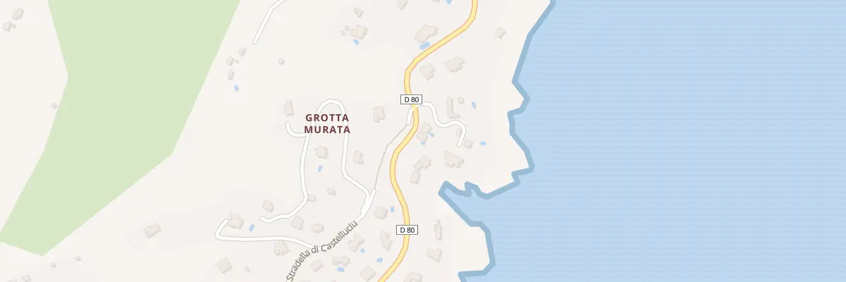 Plan du 1221 Rte Strada Di U Mare à Brando