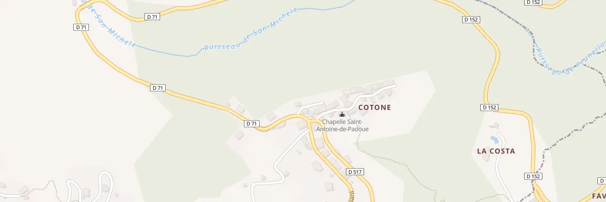 Plan du 5134 Cotone à Sant’Andréa-di-Cotone