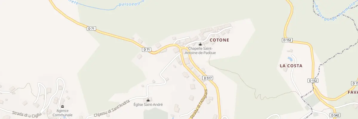 Plan du 5071 Cotone à Sant’Andréa-di-Cotone