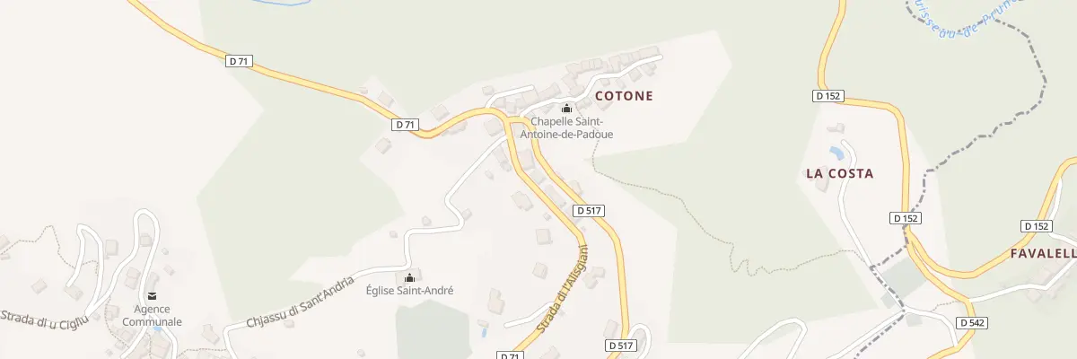 Plan du 5091 Cotone à Sant’Andréa-di-Cotone
