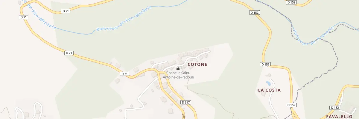 Plan du 5078 Cotone à Sant’Andréa-di-Cotone