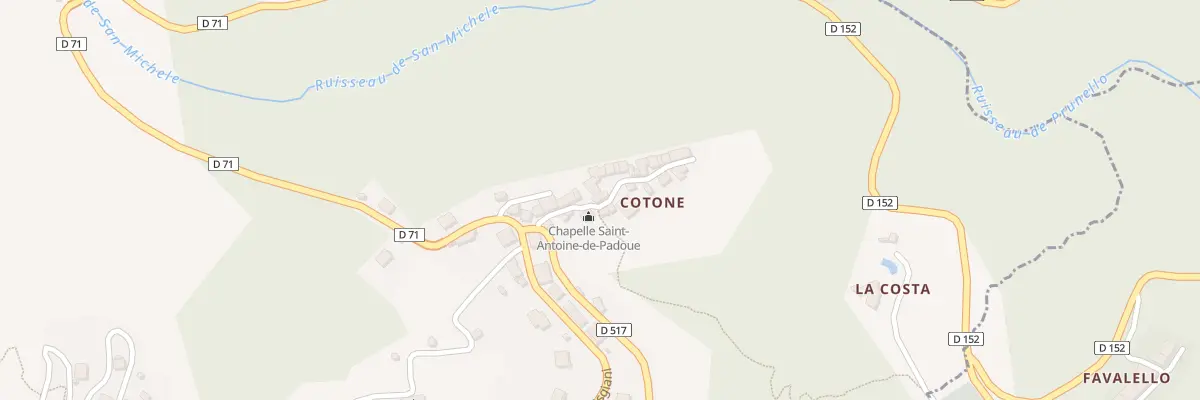 Plan du 5079 Cotone à Sant’Andréa-di-Cotone
