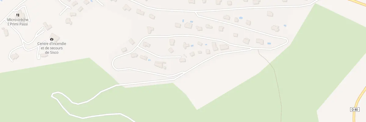 Plan du 12 Pian Di Gatti à Sisco