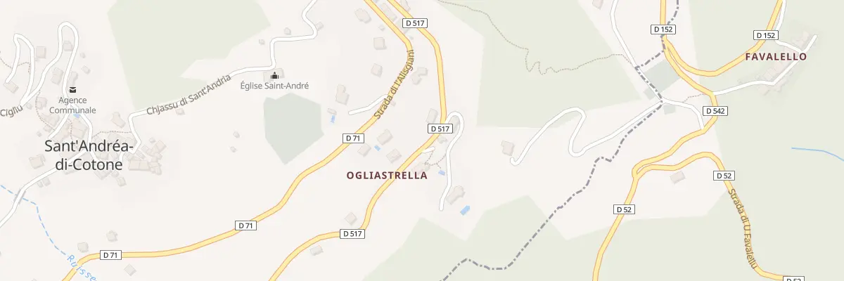 Plan du 5146 Ogliastrello à Sant’Andréa-di-Cotone