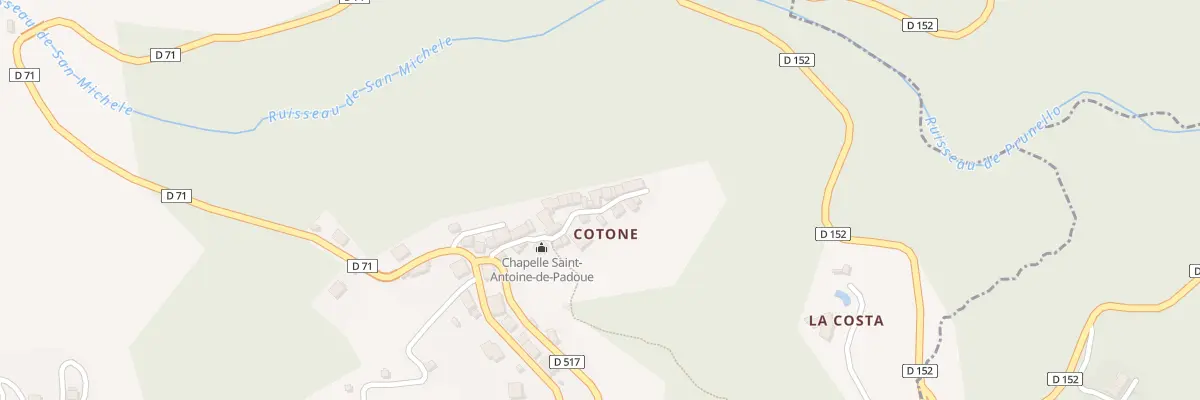 Plan du 5100 Cotone à Sant’Andréa-di-Cotone