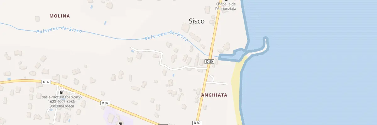 Plan du 5349 Savorna à Sisco