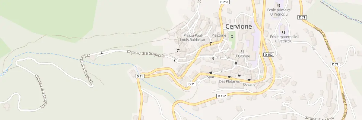 Plan du 5125 Pentone à Cervione
