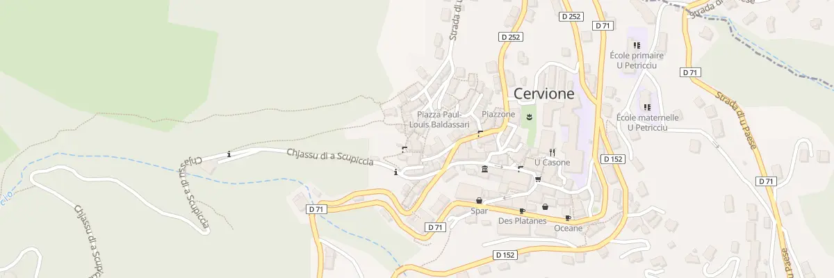 Plan du 5140 Pentone à Cervione