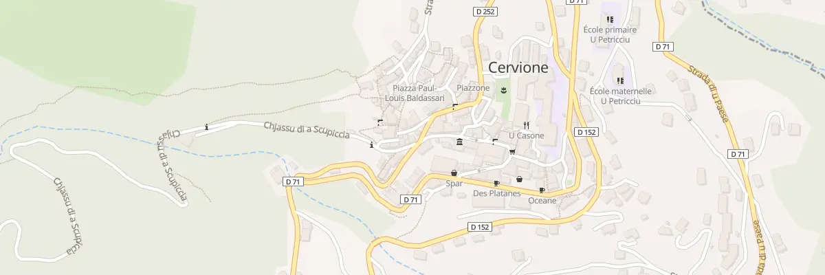 Plan du 5119 Pentone à Cervione