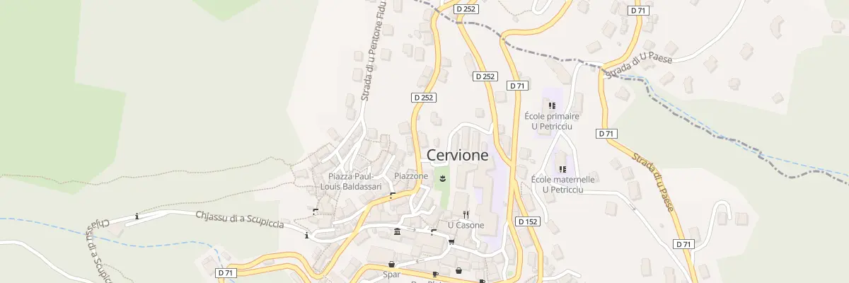 Plan du 5005 Noceto à Cervione