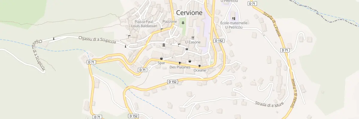Plan du 5058 Piazza Della Chiesa à Cervione