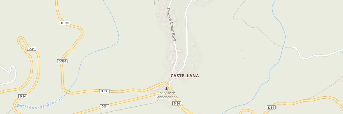 Plan du 5082 Castellana à San-Nicolao