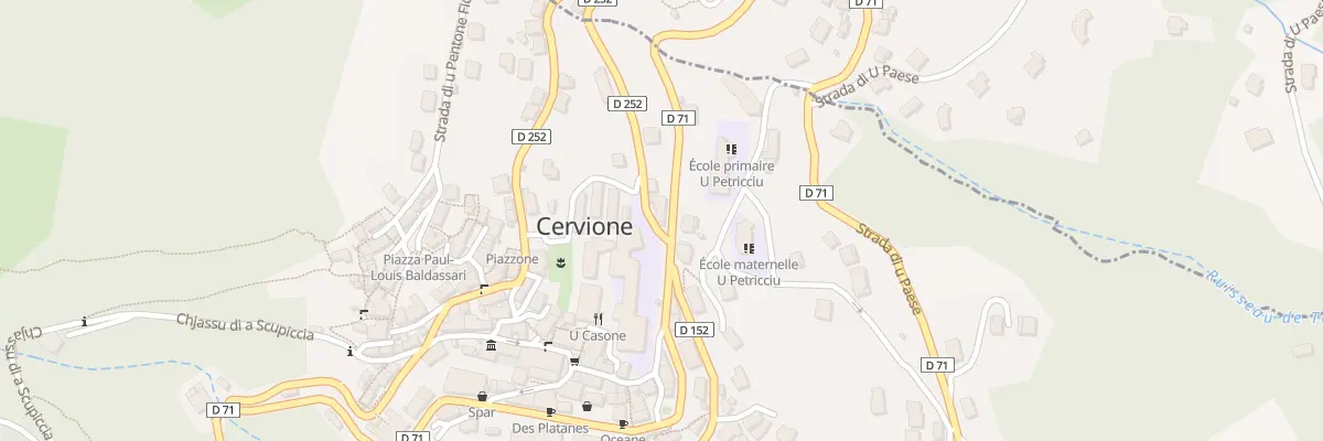 Plan du 5009 Rimessa à Cervione