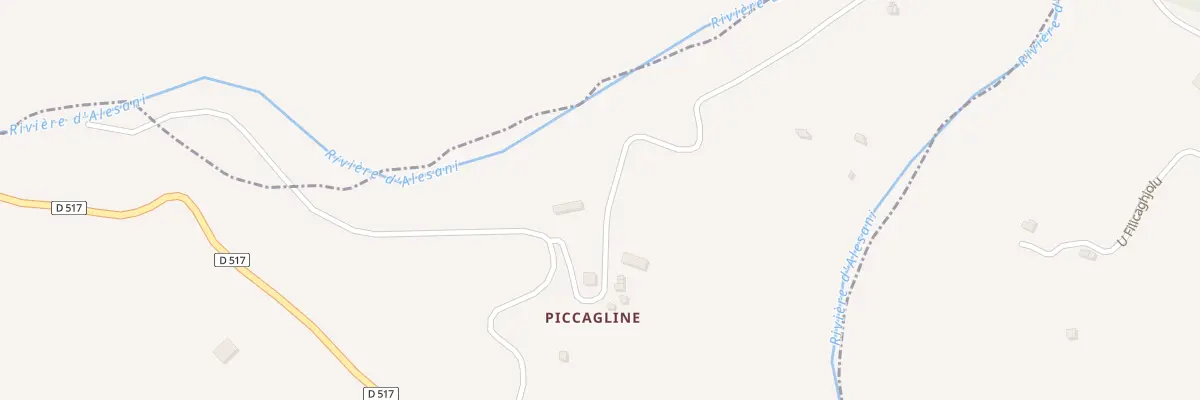 Plan du 5119A Paisolo à Chiatra