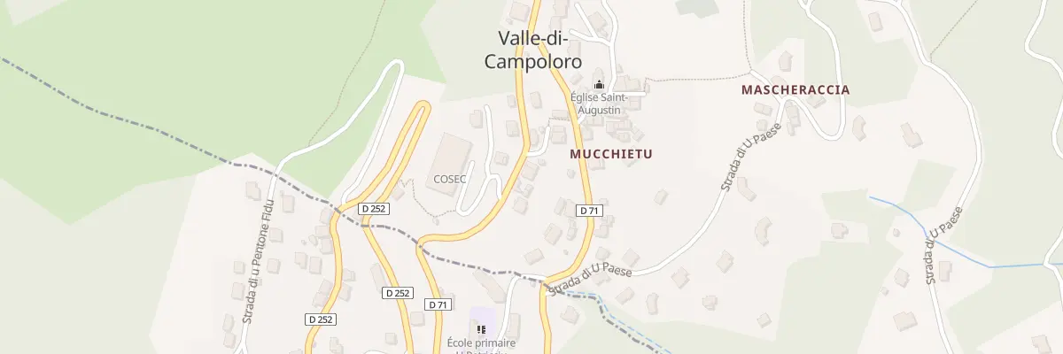 Plan du 5039 Mucchieto à Valle-di-Campoloro