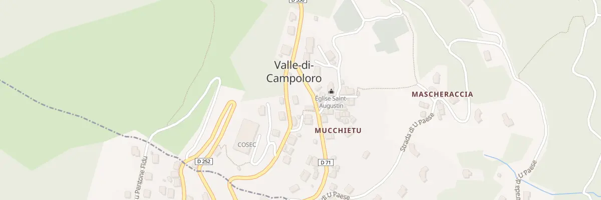 Plan du 5016 Mucchieto à Valle-di-Campoloro