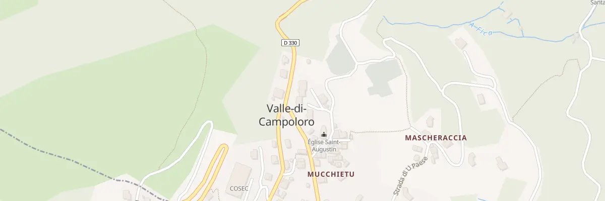 Plan du 5089 Mucchieto à Valle-di-Campoloro