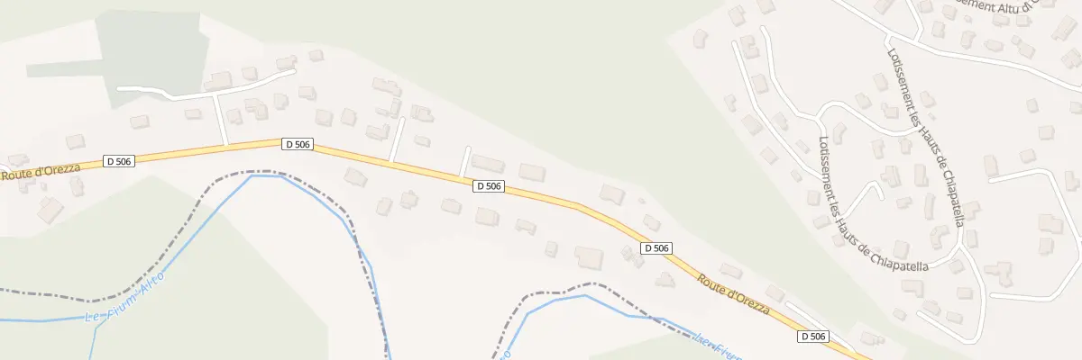 Plan du 1240 Rte d’Orezza à Penta-di-Casinca
