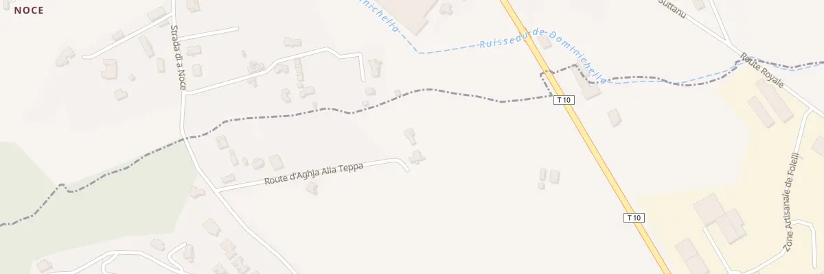 Plan du 237 Rte Strada d’Aghja Alla Teppa à Penta-di-Casinca