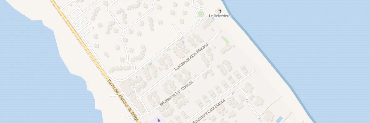Plan du 5108 Rte des Marines de Borgo à Borgo