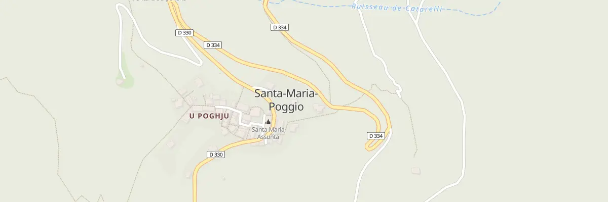 Plan du 2893 Rte Strada Di A Serpentina à Santa-Maria-Poggio