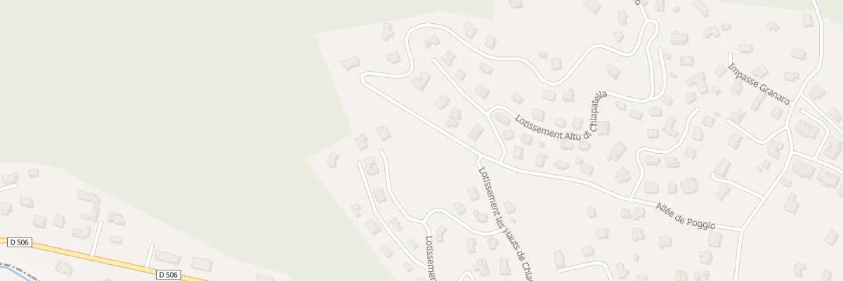 Plan du 28 Lot Les Hauts de Chiappatella à Penta-di-Casinca