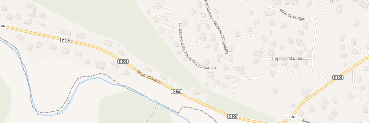 Plan du 42 Lot Les Hauts de Chiappatella à Penta-di-Casinca
