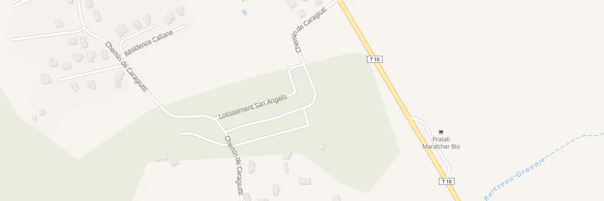 Plan du 14 Lot San Angelo à Penta-di-Casinca