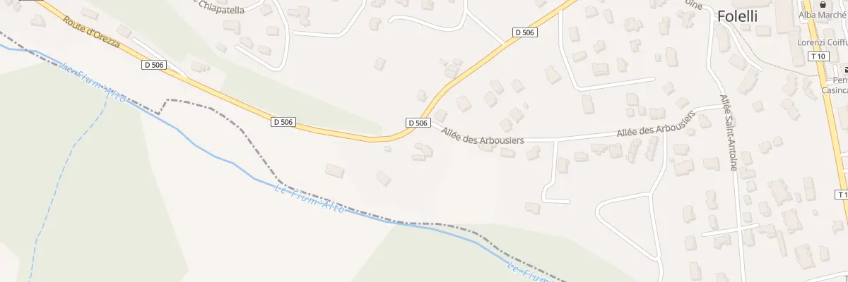 Plan du 30 All des Arbousiers à Penta-di-Casinca