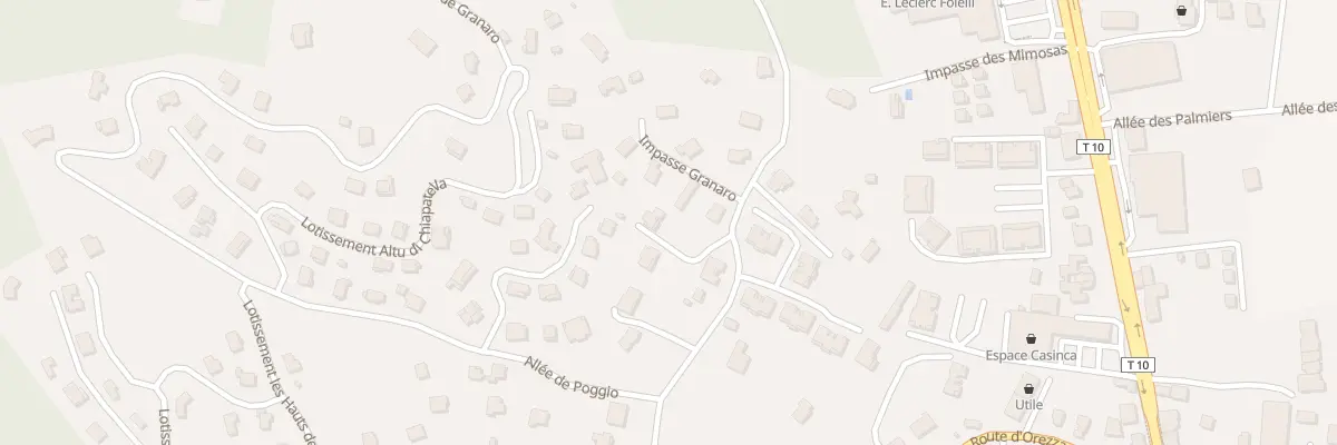 Plan du 355 Rte Strada Suprana à Penta-di-Casinca