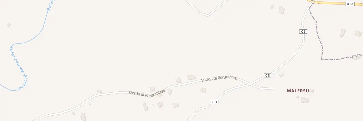 Plan du 5150 Perucchiese à Chiatra