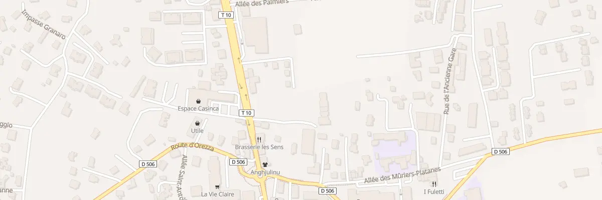 Plan du 570 Av de Folelli à Penta-di-Casinca