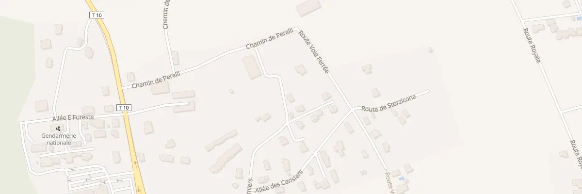 Plan du 490 All des Palmiers à Penta-di-Casinca