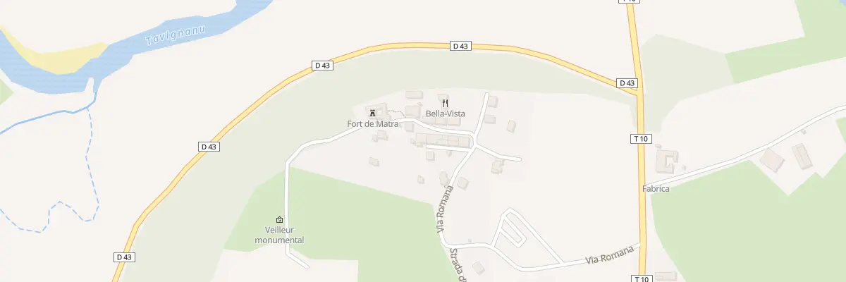 Plan du 64 Voie Corsu Saveriu Matra à Aléria