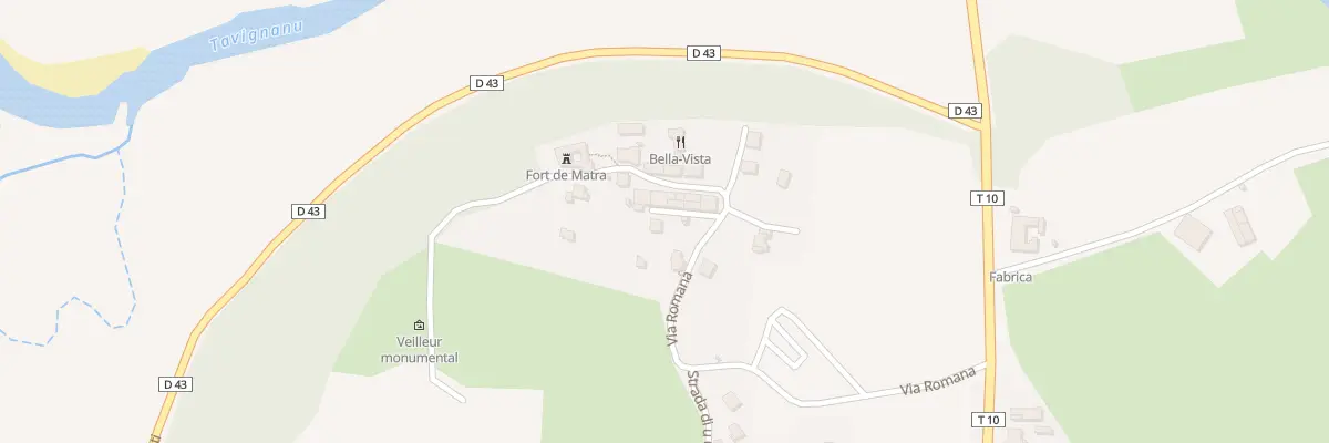 Plan de Voie Charughju Sumeraghju à Aléria