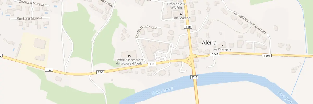 Plan du 120 Via Santa Laurina à Aléria