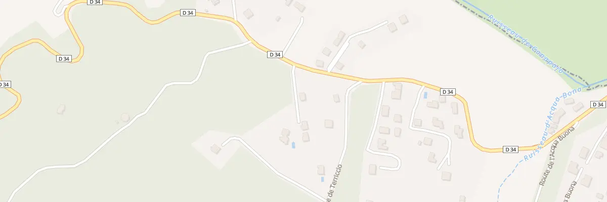 Plan du 45 Che de Terriccio à San-Nicolao